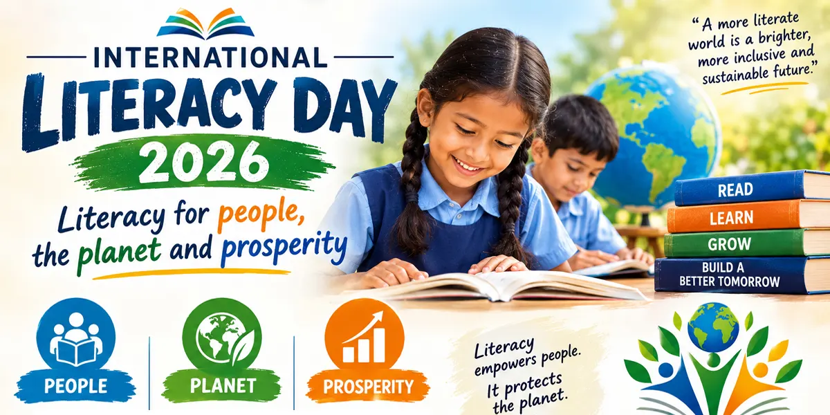 International Literacy Day 2026 - Literacy for people, the planet and prosperity
